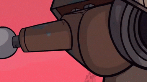 Super Meat Boy Squirrel Pointing GIF