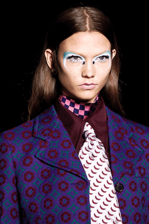 Super Model Karlie Kloss Blinking Her Eyes GIF