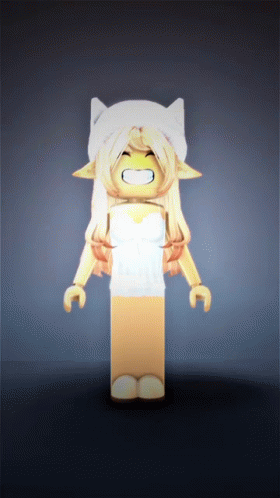 Super Roblox Girl Lightning Strike GIF