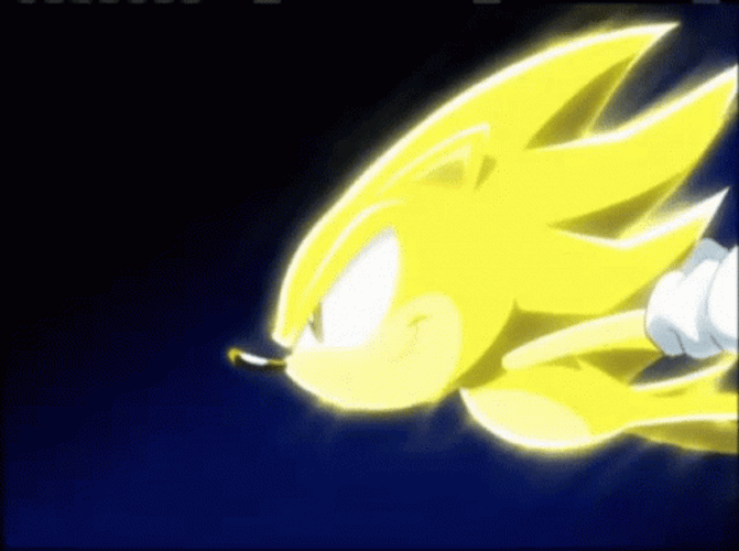Super Sonic Speed Sonic The Hedgehog GIF