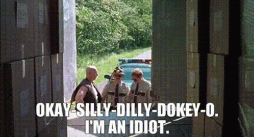 Super Troopers Idiot GIF