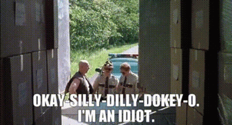 Super Troopers Idiot GIF