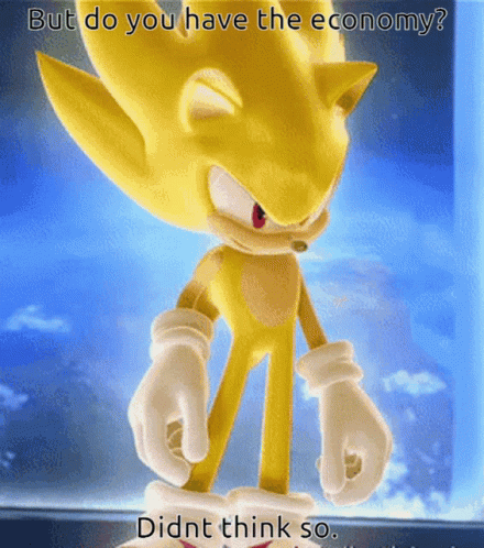 Super Yellow Sonic Meme GIF