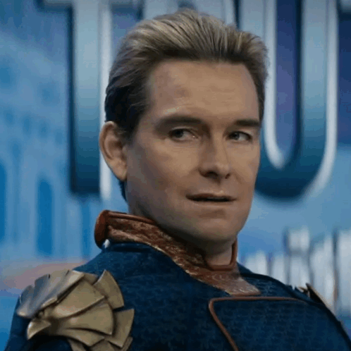 Superhero Man Standing In Front Of Tu Sign GIF