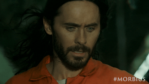 Superhero Morbius Transformation GIF