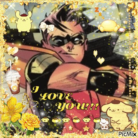 Superhero Saying I Love You