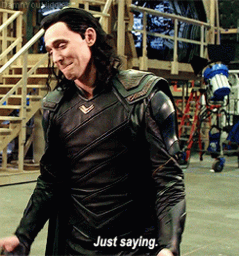 Superhero Saying Just Saying