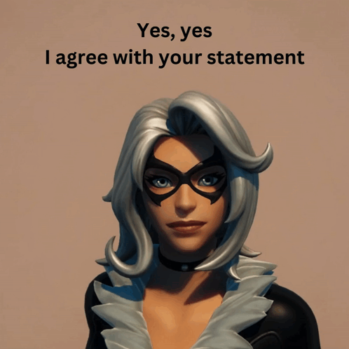 Superhero Saying Yes Yes I Agree