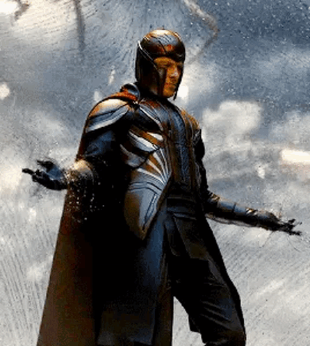 Superhero Standing Arms Outstretched GIF
