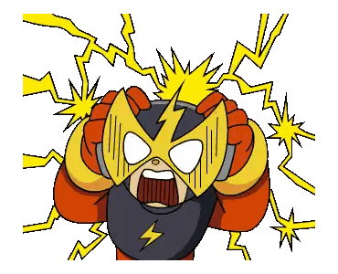 Superhero With Lightning Bolt on Face