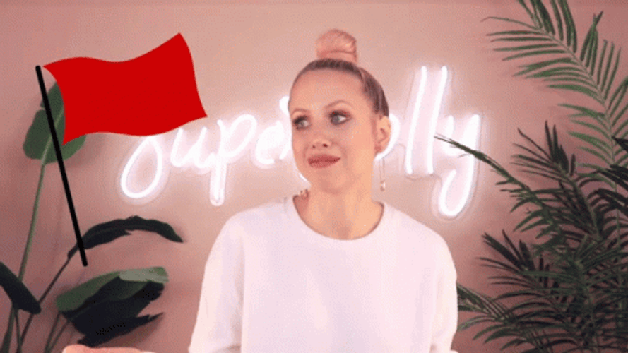 Superholly Red Flag GIF