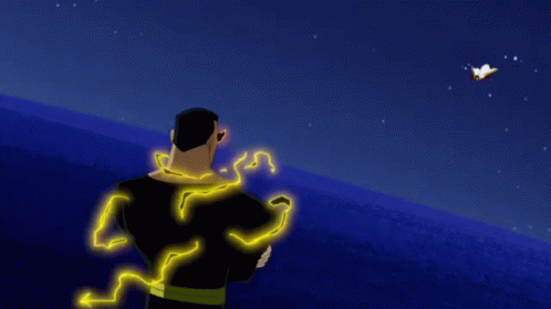 Superman And Captain Marvel Fighting GIF