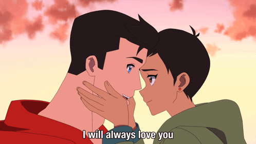 Superman and Lois Lane Saying I Will Always Love You
