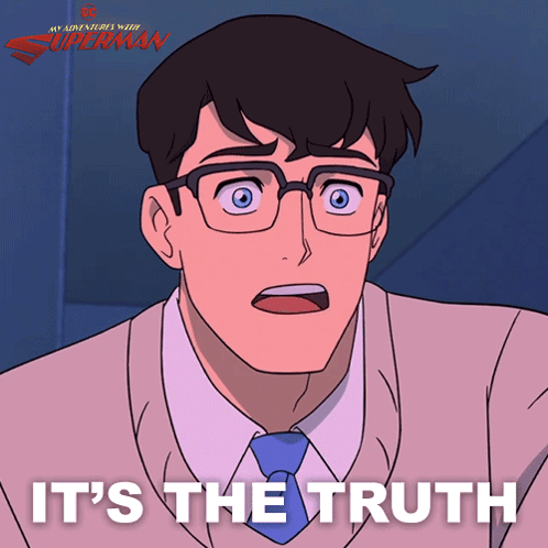 Superman Anime Its The Truth GIF
