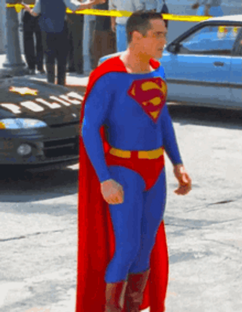Funny Gifs : superman GIF 