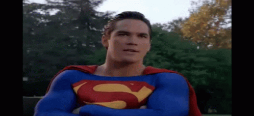Superman Standing With Arms Crossed