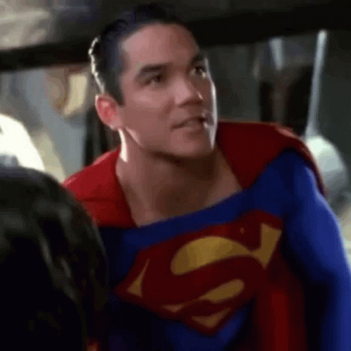 Superman Talking to Another Man