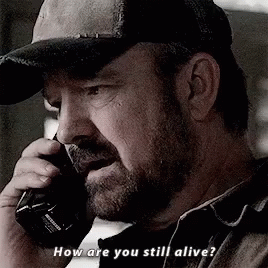 Supernatural Bobby Singer Hes Alive GIF