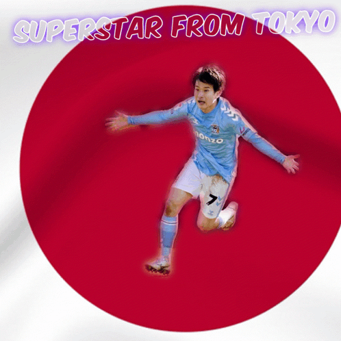 Superstar From Tokyo Poster With Soccer Player