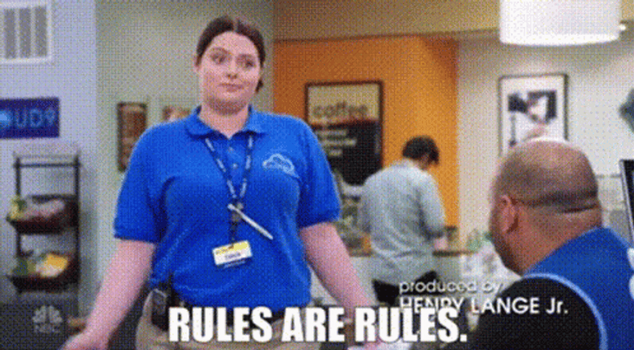 Superstore Series Dina Fox Rules Are Rules GIF