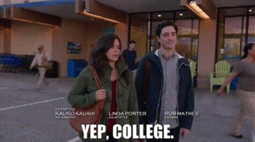 Superstore Simmosa Annoyed Yep College GIF