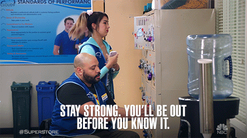 Superstore Stay Strong GIF