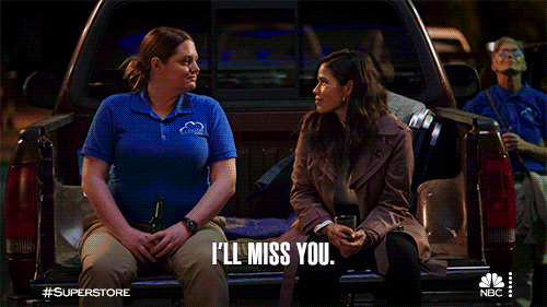 Superstore Tv Series We Will Miss You GIF