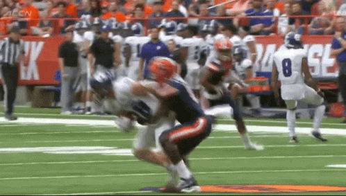 Suplex In The Football GIF