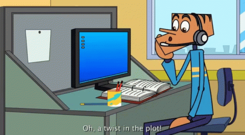 Suppandi Call Centre Job GIF