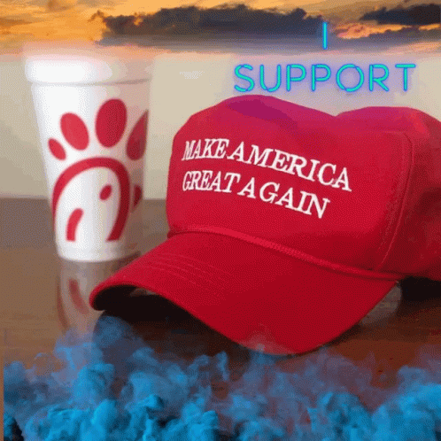 Support Maga Cap GIF