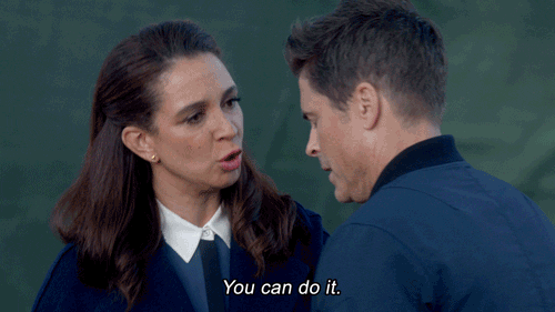 Support Maya Rudolph You Can Do It GIF