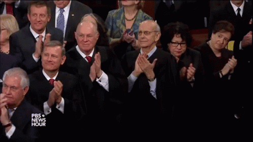 Supreme Court Applause GIF