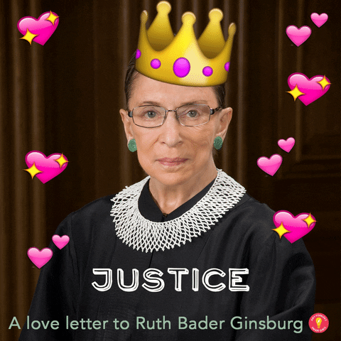 Supreme Court Justice Ruth Bader Ginsburg GIF