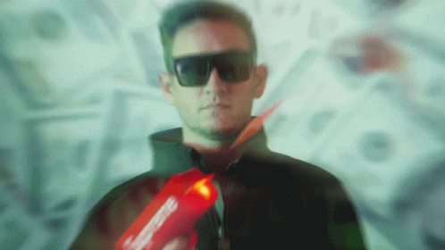 Supreme Steve Arhancet Money Gun GIF