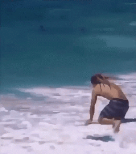 Surfer Falling GIF