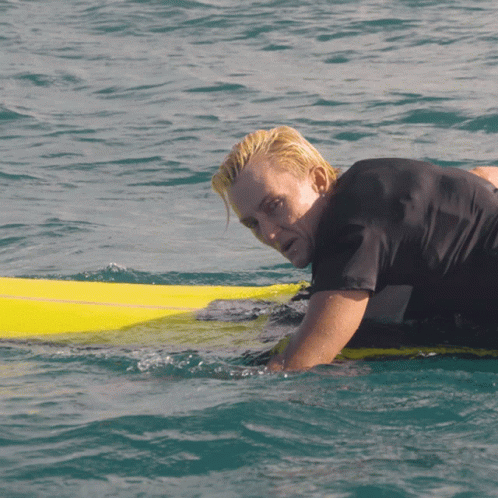 Surfer Paddle Arm Surfing GIF