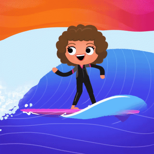 Surfing Barb Vista Del Mar GIF