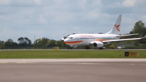 Suriname Airplane Airways GIF