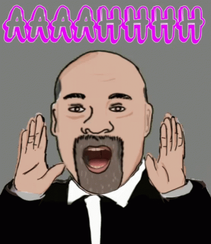 Suriname Screaming Man GIF