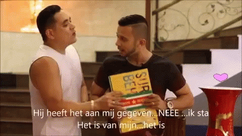 Suriname Two Men Book GIF