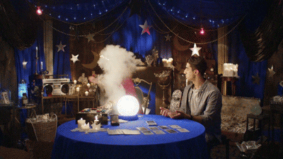 Surprise Crystal Balll Disappearing GIF