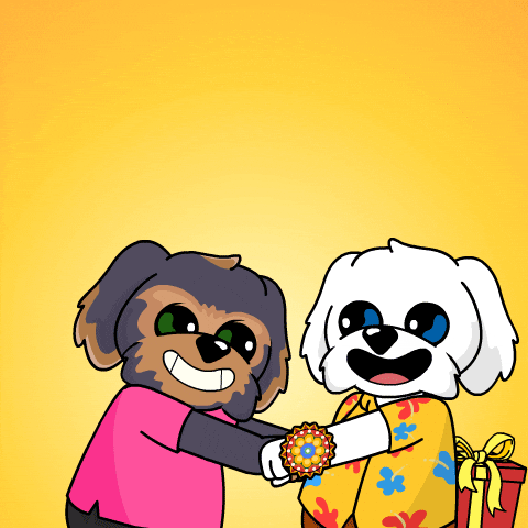 Surprise Gift Rakhi To Sibling GIF