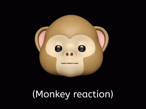 Surprise Monkey Reaction Meme GIF