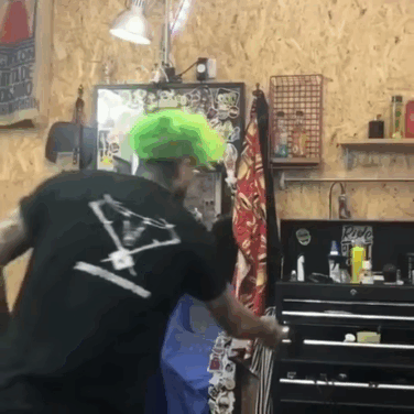Surprise Okay Haircut GIF