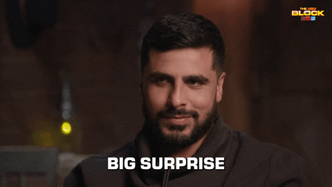Surprise Surprise Hot Guy Intense Look GIF