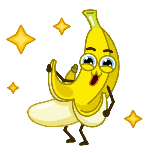 Surprised Banana Cartoon