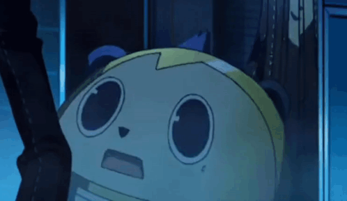 Surprised Cartoon at Door