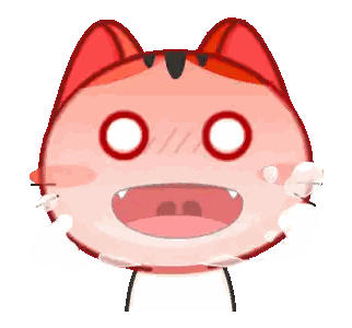Surprised Cartoon Cat