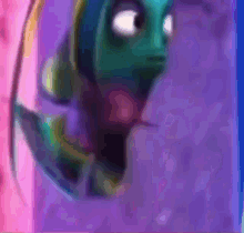 Surprised Cartoon Character Close Up