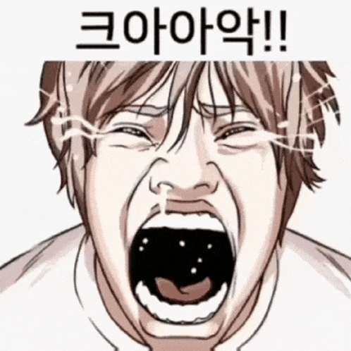 Surprised Cartoon Man With Chinese Text